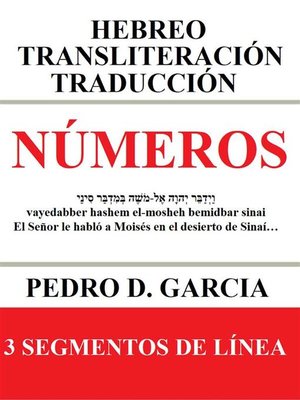 Números--Hebreo Transliteración Traducción - ebook